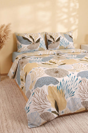 Dune Blue Çift Kişilik Nevresim Takımı – 4 Parça