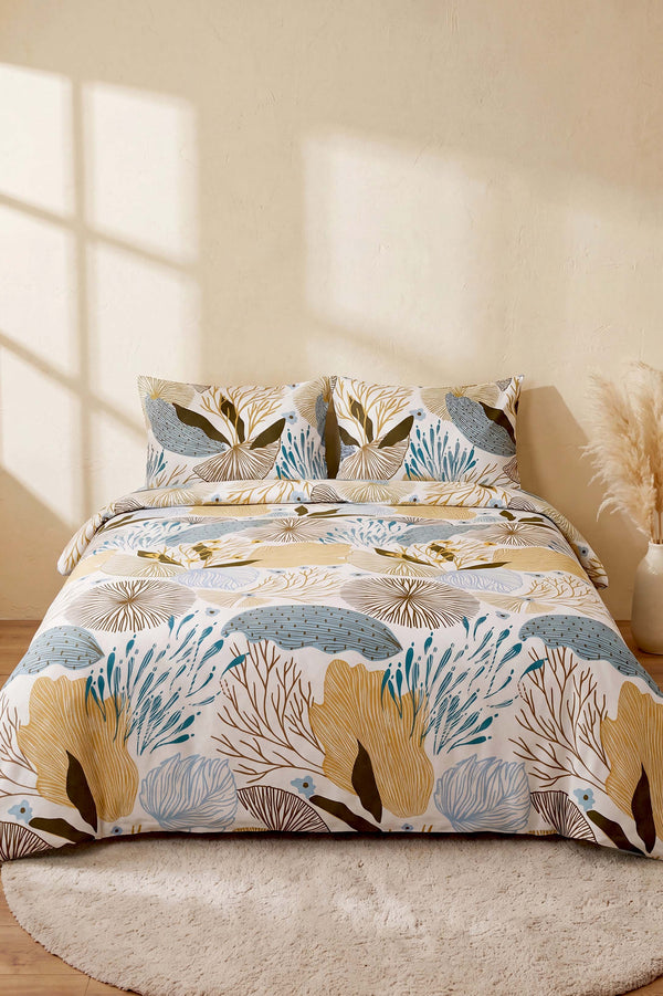 Dune Blue Çift Kişilik Nevresim Takımı – 4 Parça