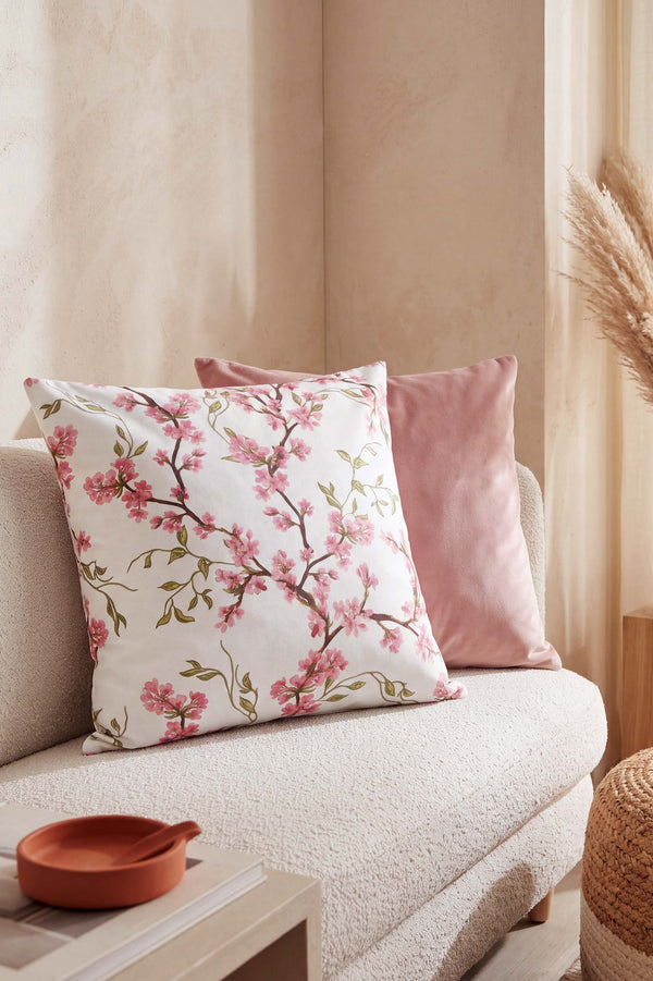 Sakura Dekoratif Kırlent Kılıfı