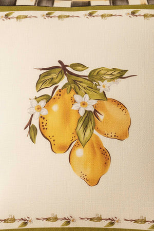 Linda Limon Desenli Kırlent Kılıfı 45x45 cm