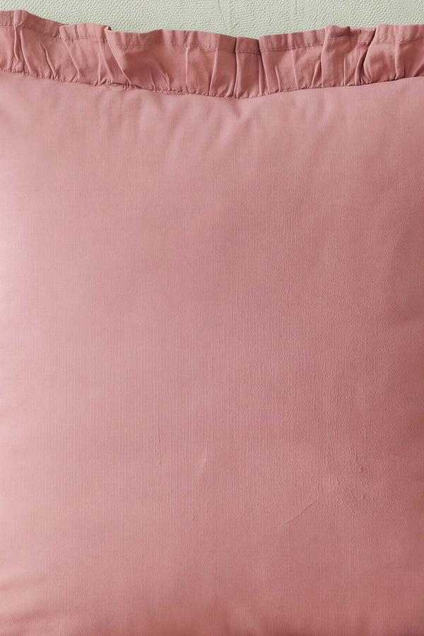 Rose Fırfırlı Dekoratif Kırlent Kılıfı
