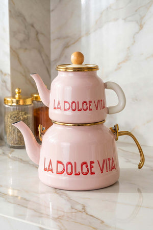 Dolce Vita Emaye Çaydanlık