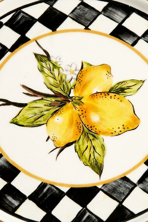 Linda Limon Desenli 6’lı Pasta Tabağı