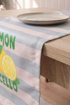 Limon Cello Baskılı Runner 40x140 cm