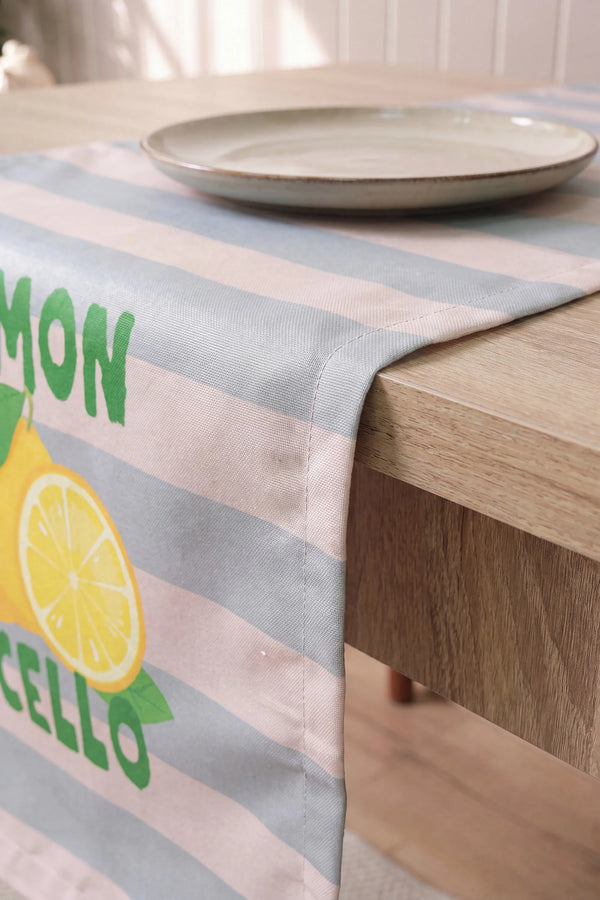 Limon Cello Baskılı Runner 40x140 cm