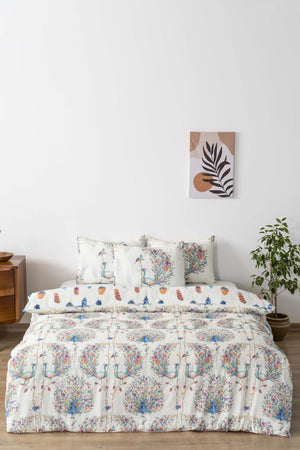 Linda Çift Kişilik Outlet Nevresim Takımı Pamuklu