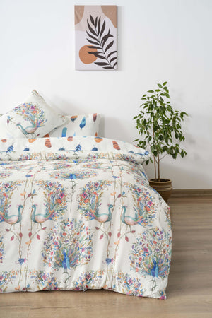 Linda Çift Kişilik Outlet Nevresim Takımı Pamuklu