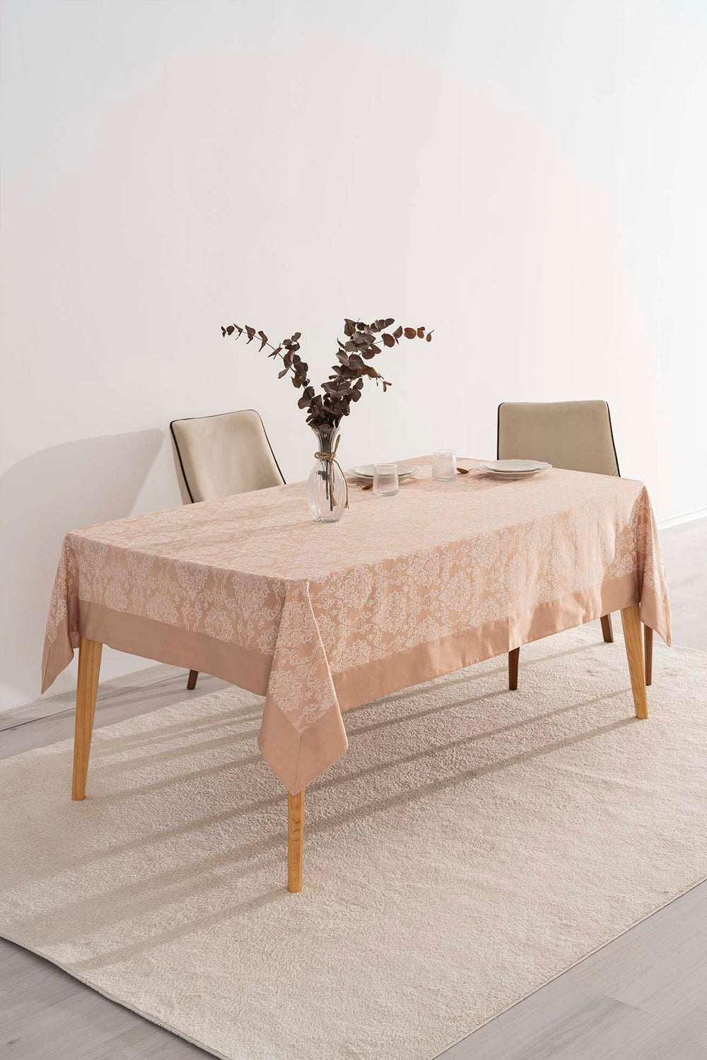 Damascus Cappuccino Masa Örtüsü 160x220 cm