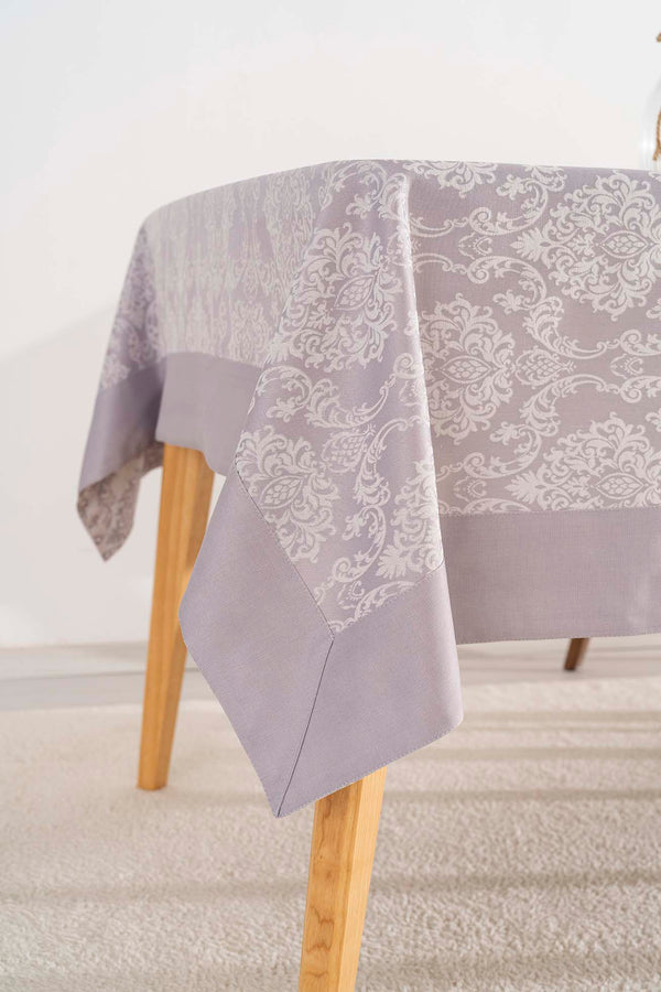 Damascus Gri Masa Örtüsü 160x220 cm