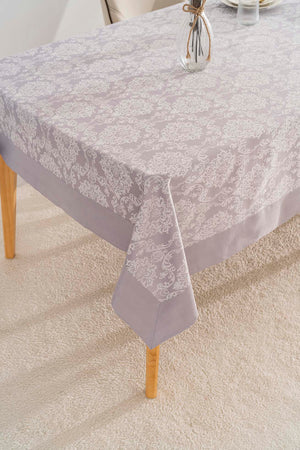 Damascus Gri Masa Örtüsü 160x220 cm