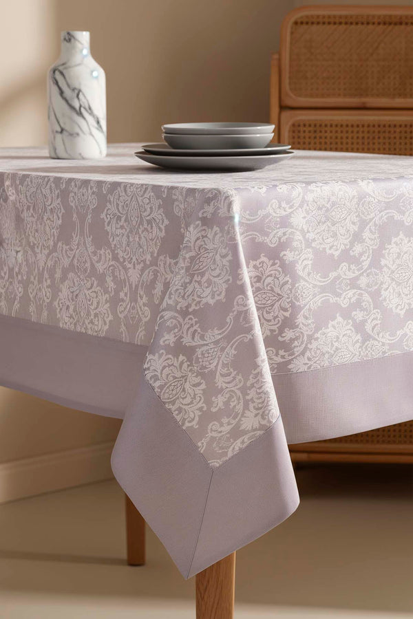 Damascus Gri Masa Örtüsü 160x220 cm