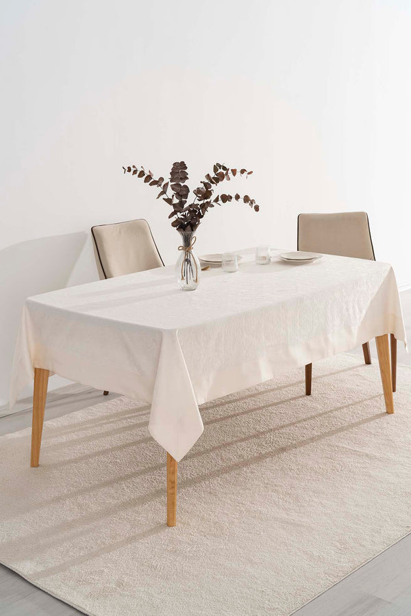 Damascus Krem Masa Örtüsü 160x220 cm