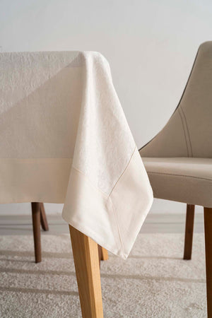 Damascus Krem Masa Örtüsü 160x220 cm