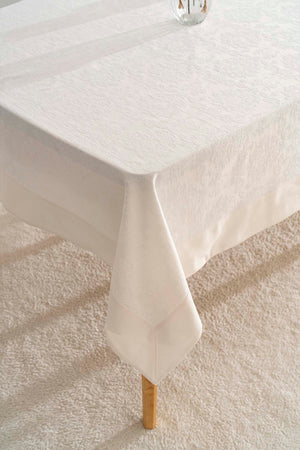 Damascus Krem Masa Örtüsü 160x220 cm