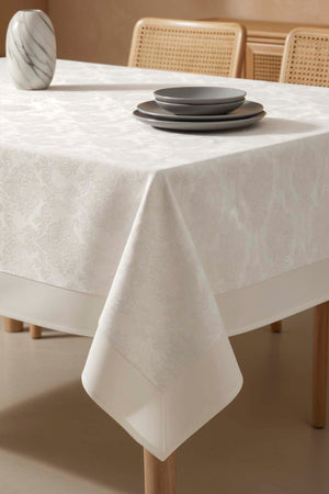 Damascus Krem Masa Örtüsü 160x220 cm