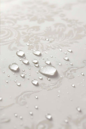 Jumbo Jakar Beyaz Sıvı İtici Leke Tutmaz Masa Örtüsü 160x220 cm