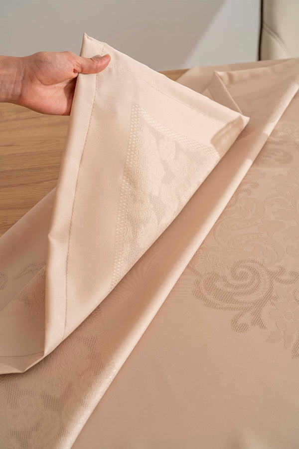 Jumbo Jakar Cappuccino Sıvı İtici Leke Tutmaz Masa Örtüsü 160x220 cm