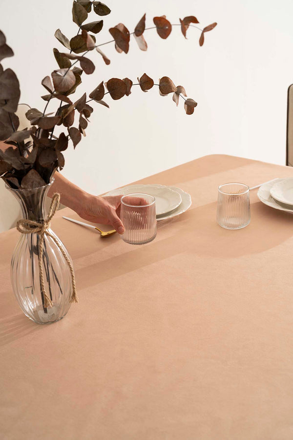 Silvio Somon Güpür Çiçekli Masa Örtüsü 160x220 cm