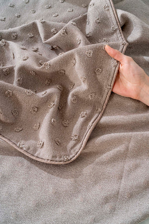 Talya Vizon Punch İşlemeli Çift Kişilik Yatak Örtüsü Takımı 4 Parça Uyku & Çeyiz Seti