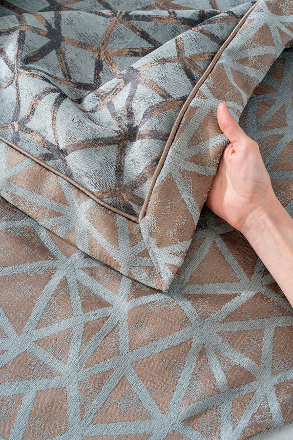 Eliz Yeşil Çift Kişilik Yatak Örtüsü Takımı 4 Parça Uyku & Çeyiz Seti