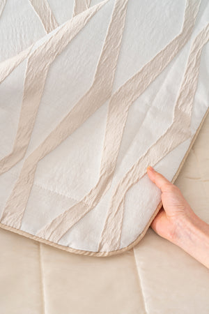 Carina Cappuccino Nakışlı Çift Kişilik Yatak Örtüsü Seti - 4 Parça Çeyiz Seti