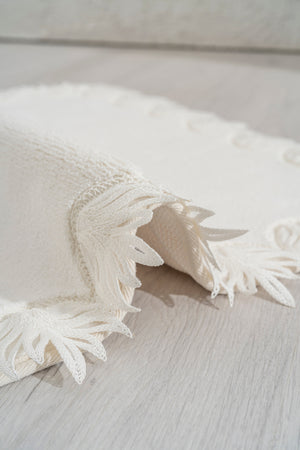 Bella Ekru 2'li Yıkanabilir Banyo & Klozet Paspas Takımı