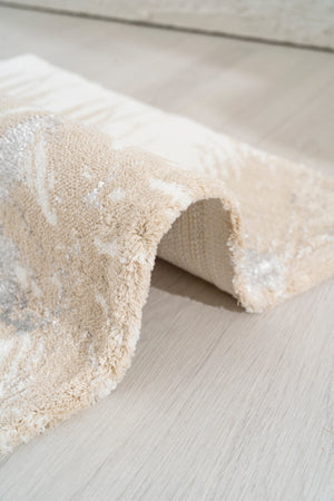 Felix Ekru 2'li Yıkanabilir Banyo & Klozet Paspas Takımı