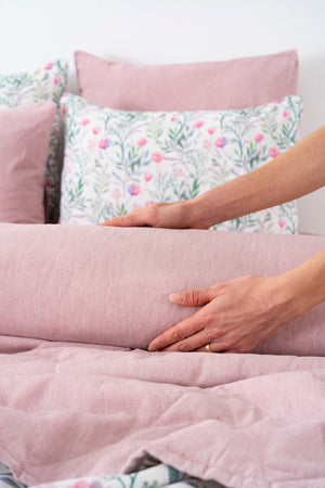 Cherie Çift Kişilik Nevresimli Pike Takımı - 7 Parça Çeyiz Seti