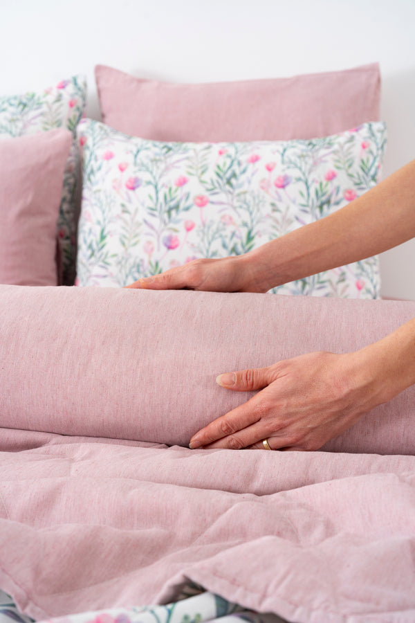 Cherie Çift Kişilik Nevresimli Pike Takımı - 7 Parça Çeyiz Seti