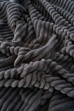 Antrasit Gloria Wellsoft Çift Kişilik Battaniye