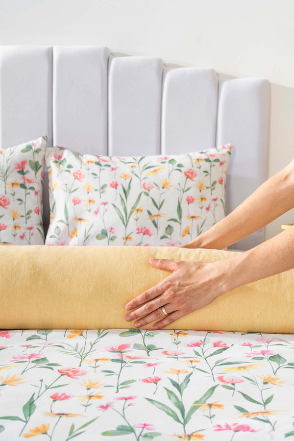 Botanical Tek Kişilik Outlet Nevresim Takımı Pamuklu