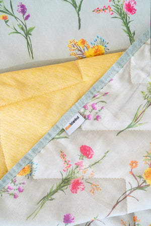 Begonvil Çift Kişilik Nevresimli Pike Takımı - 7 Parça Çeyiz Seti