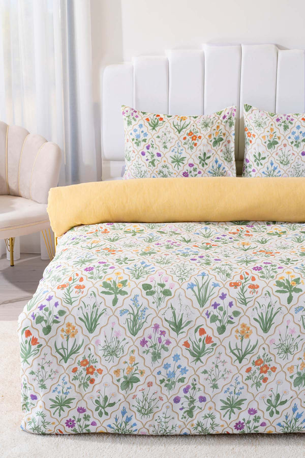 Sonya Çift Kişilik Outlet Nevresim Takımı Pamuklu