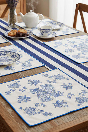 Elysian Blue 6'lı Sunum Peçetesi 40x40cm