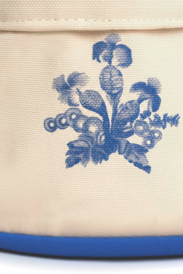 Elysian Blue Keten Ekmek Sepeti