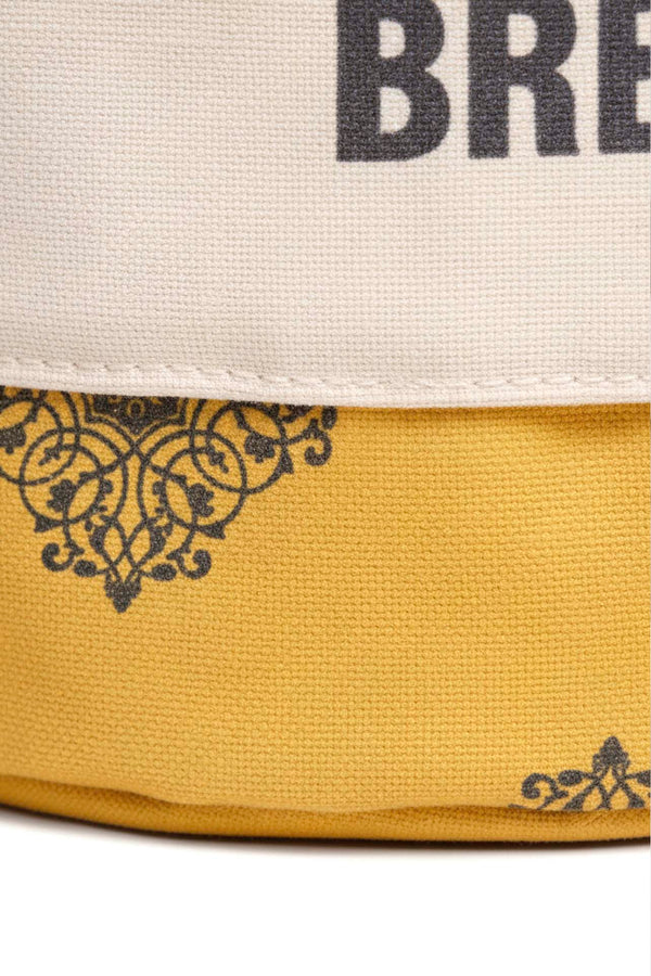 Safran Luxe Keten Ekmek Sepeti