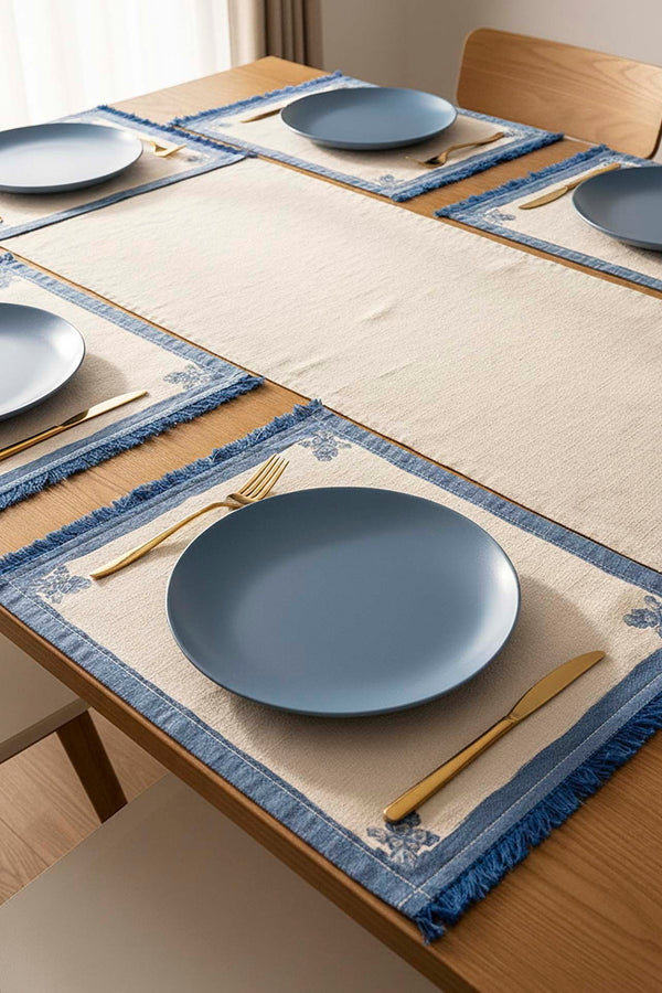 Elysian Blue 6'lı Amerikan Servis Seti