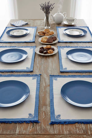 Elysian Blue 6'lı Amerikan Servis Seti