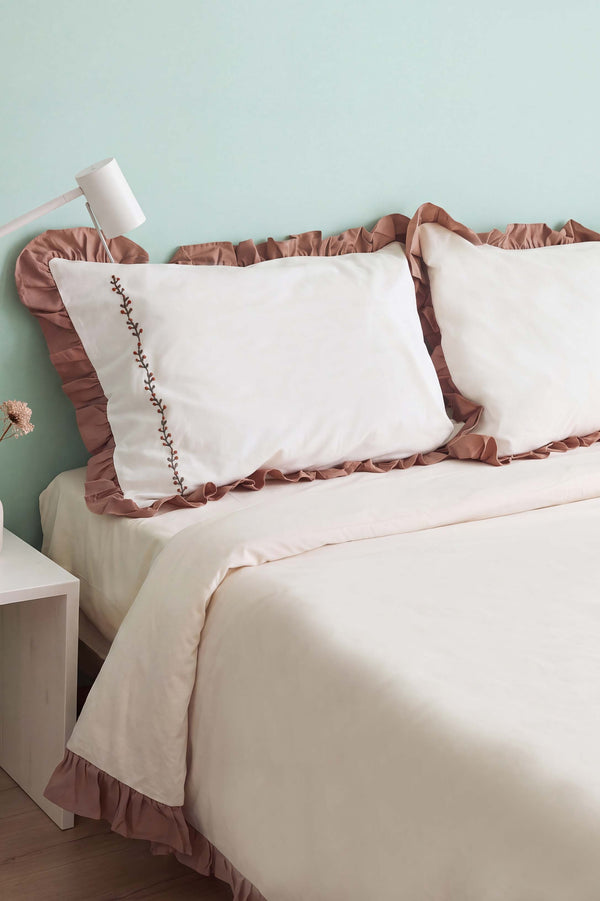 Pure Serenity %100 Pamuklu Çift Kişilik Nevresim Takımı – 4 Parça