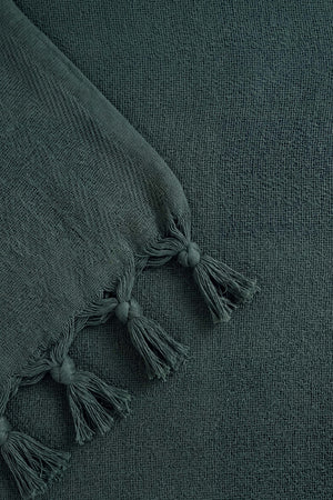 Zümrüt Natural Çift Kişilik Baskılı Pike & Yatak Örtüsü 200x230 cm