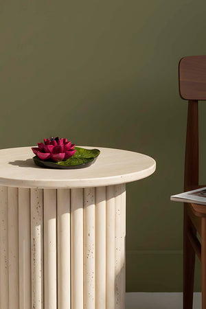 Pembe Lotus Çiçeği Dekoratif Tabak