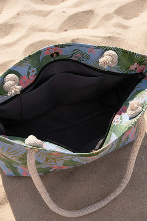 Mavi Tropical Plaj Çantası