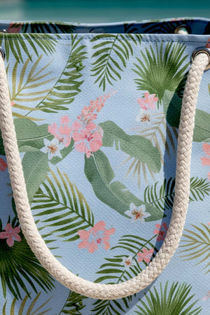 Mavi Tropical Plaj Çantası