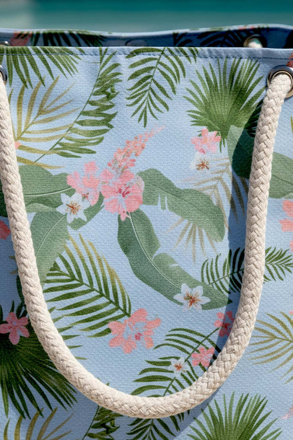 Mavi Tropical Plaj Çantası