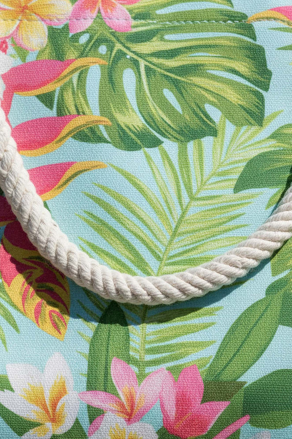 Tropik Yapraklı Plaj Çantası