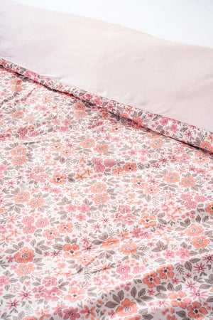 Pembe Bahar Outlet Tek Kişilik Nevresim Takımı Pamuklu