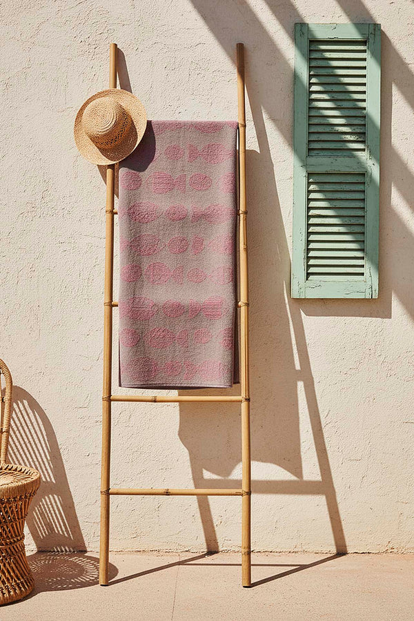 Füme Aztec %100 Pamuklu Plaj Havlusu 70x140 cm