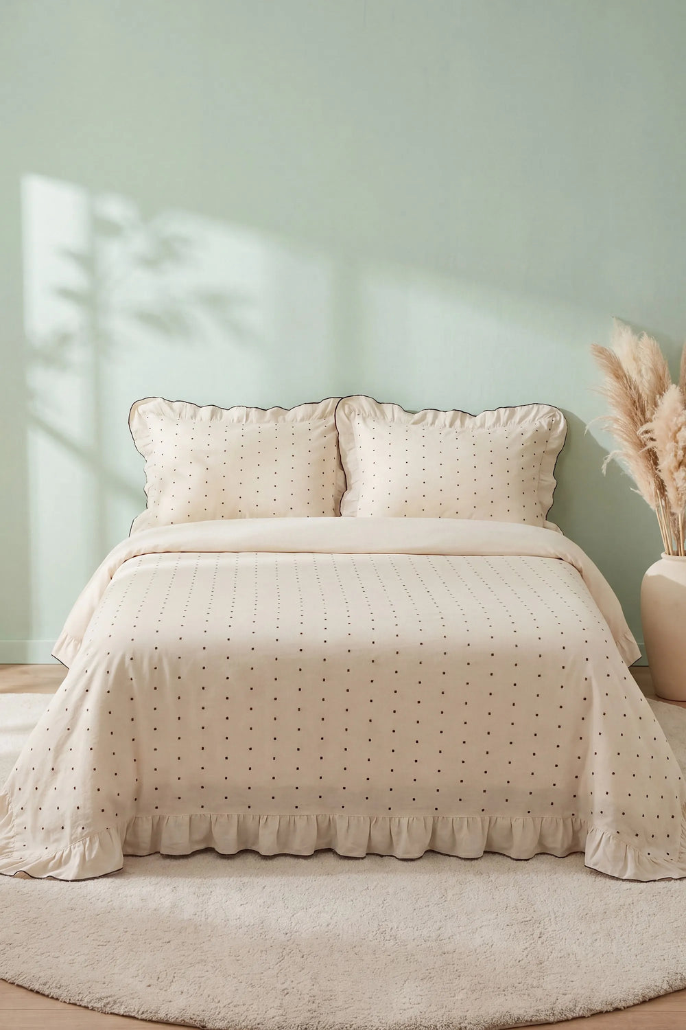 Point Exclusive Naturel %100 Pamuklu Çift Kişilik Nevresim Takımı - 4 Parça