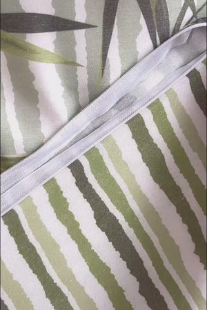 Bambu Tek Kişilik Yazlık Pamuklu Nevresim Takımı