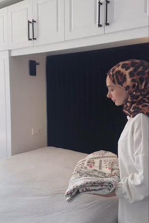 Lora Çift Kişilik Yazlık Pamuklu Nevresim Takımı